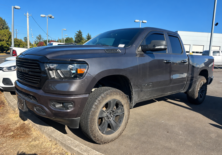 2021 Ram 1500 Big Horn parked at dealership lot